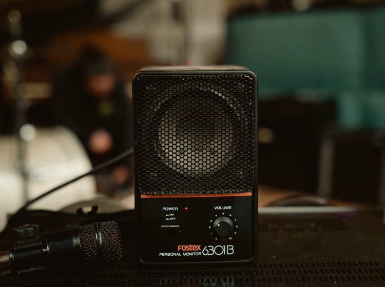 Estudio de grabación para relatos